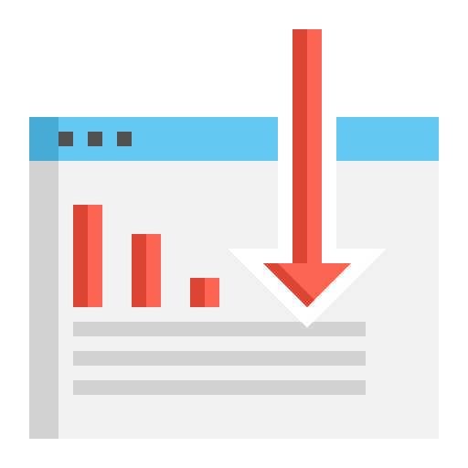 pérdida icono gratis