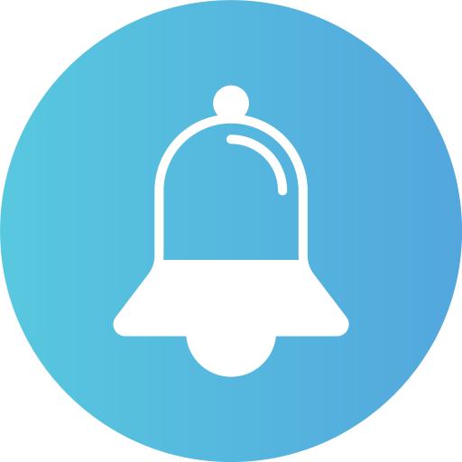 Notification bell Generic Flat Gradient icon