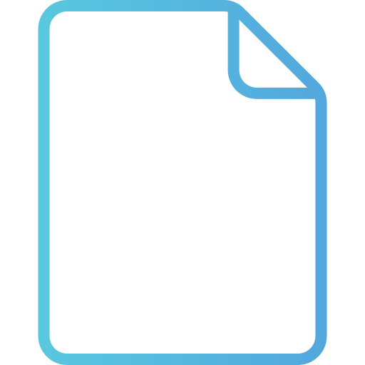 Document Generic Gradient icon