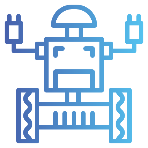 Robot Smalllikeart Gradient icon