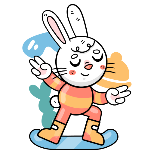 lapin gratuit sticker lapin gratuit sticker