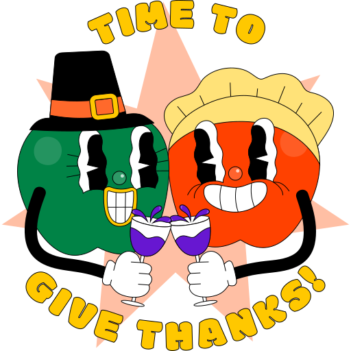 thanksgiving gratis sticker