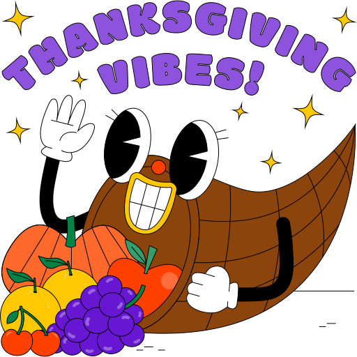 Thanksgiving free sticker Thanksgiving free sticker