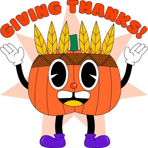 thanksgiving gratis sticker