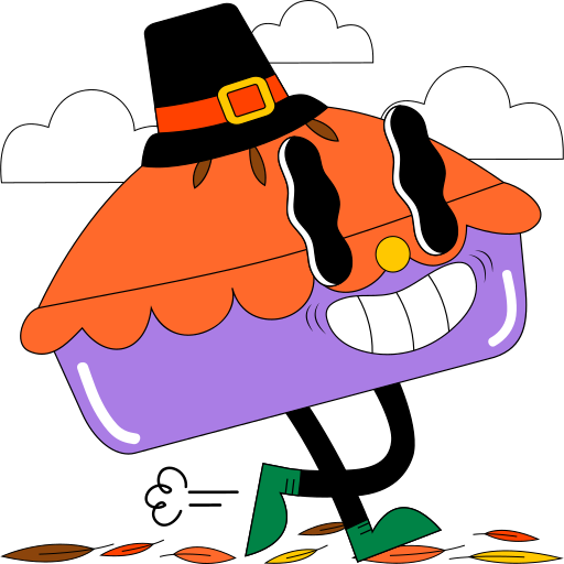 Thanksgiving free sticker