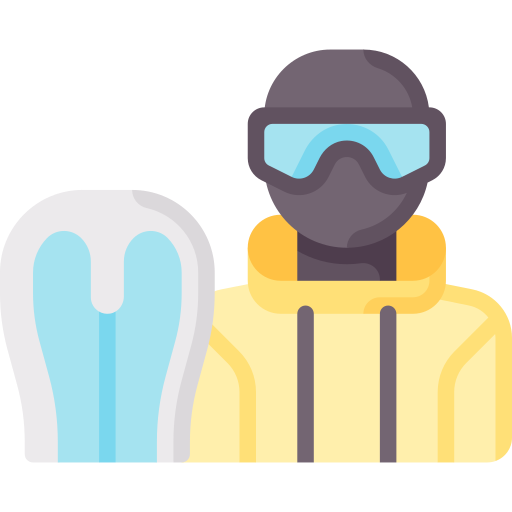 snowboarding icono gratis