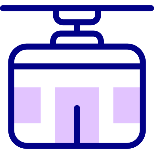 teleférico icono gratis