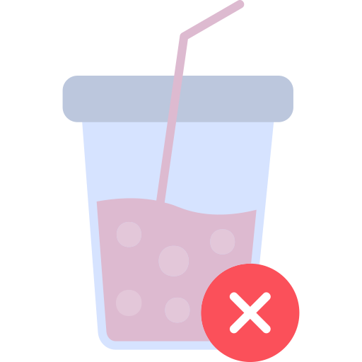 No soft drink free icon