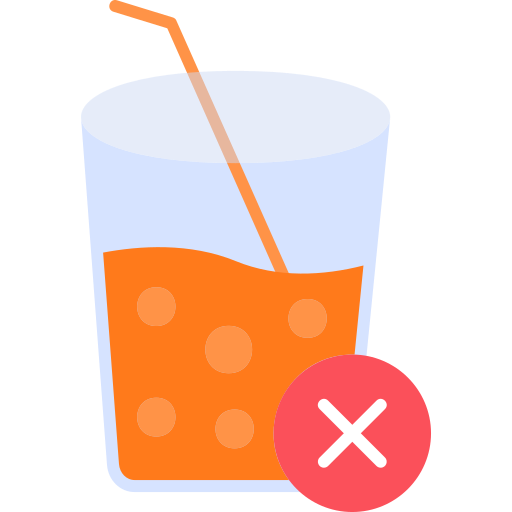 No soft drink free icon