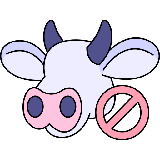 sin carne de vaca icono gratis