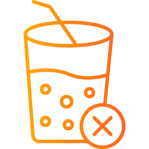No soft drink free icon