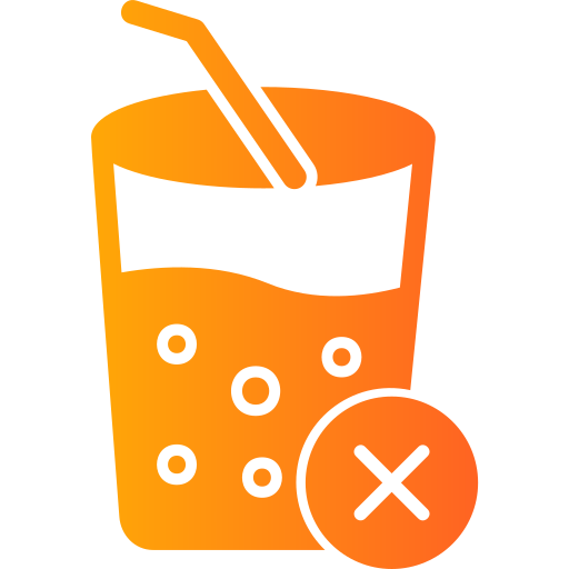 No soft drink free icon