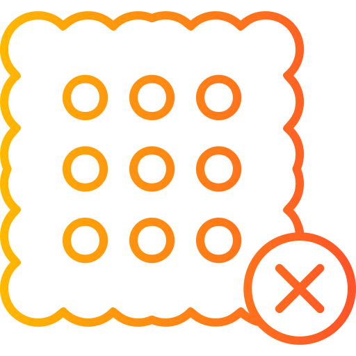 sin dulces icono gratis