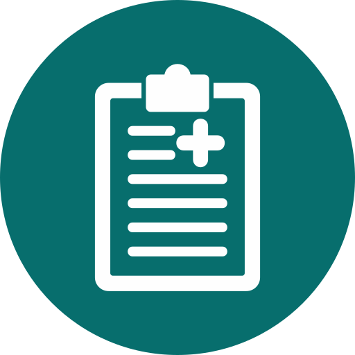 informe médico icono gratis