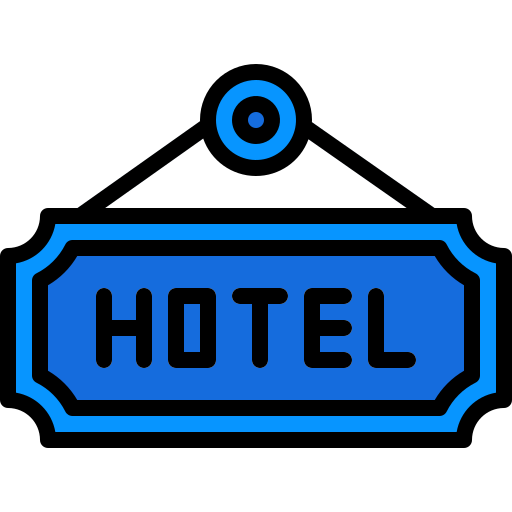 signo de hotel icono gratis