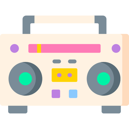 boombox icono gratis