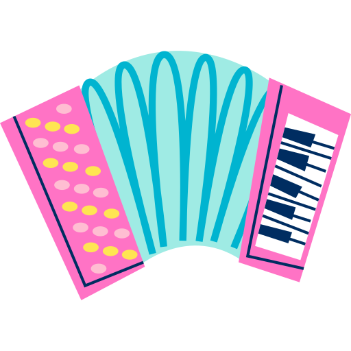 Accordion free sticker Accordion free sticker