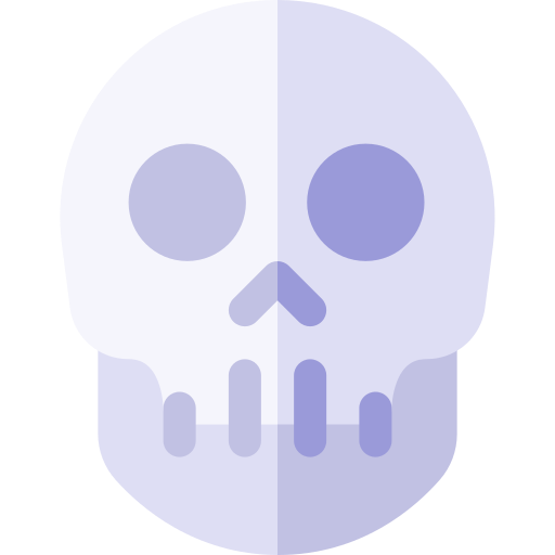 Skull Basic Rounded Flat icon