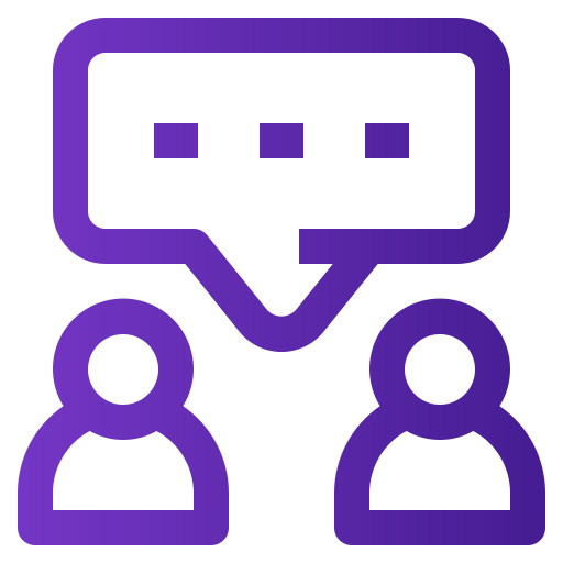 Discussion Generic Gradient icon