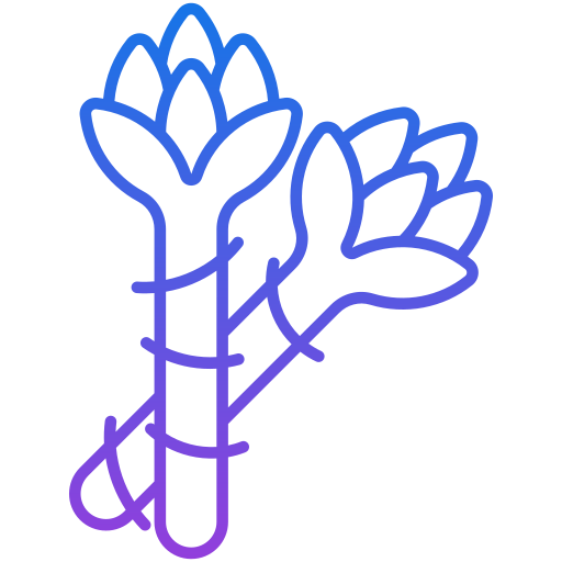 espárragos icono gratis