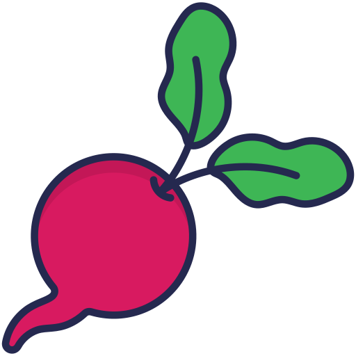 rábano icono gratis