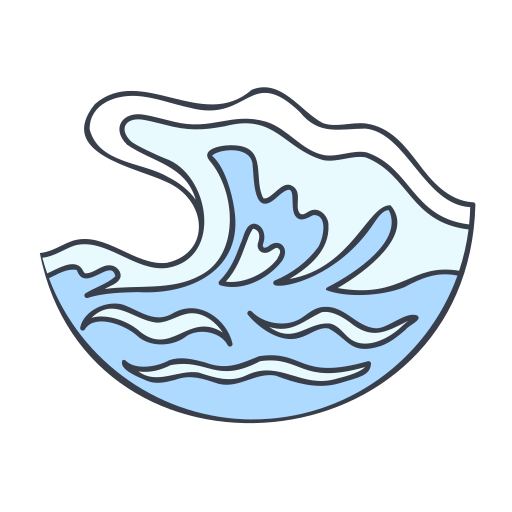 vagues Icône gratuit vagues Icône gratuit