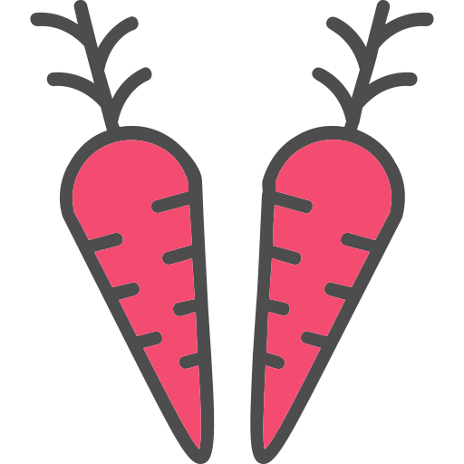 Carrot Generic Outline Color icon