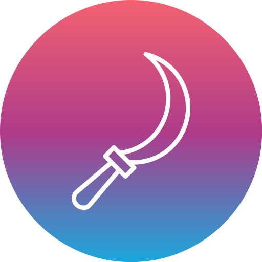 Sickle free icon Sickle free icon