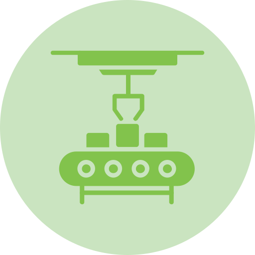 producción icono gratis