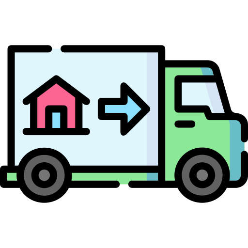 Moving truck Special Lineal color icon