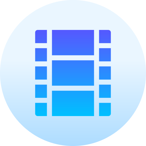 tira de película icono gratis