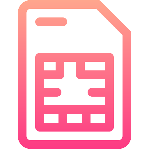 Sim card free icon