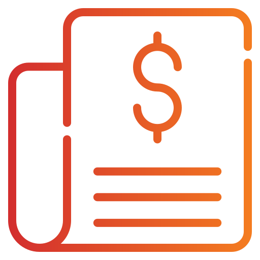 Invoice Generic Gradient icon