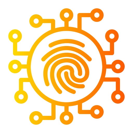 huella dactilar icono gratis