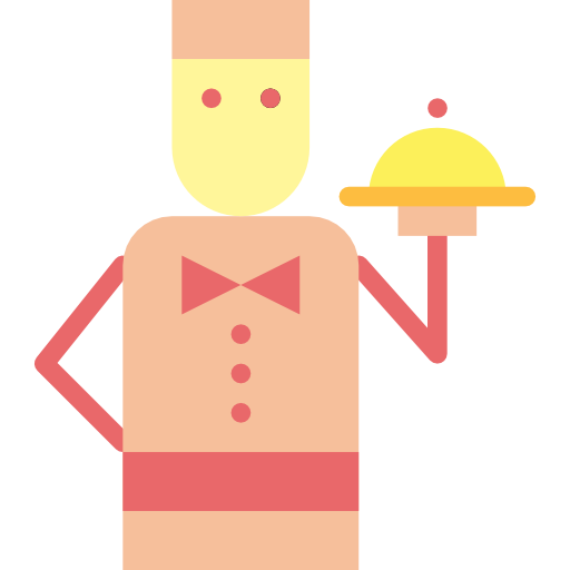 Waiter free icon