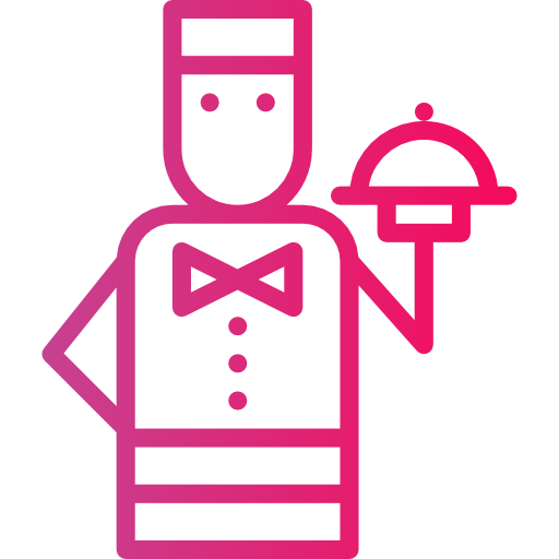 Waiter free icon Waiter free icon