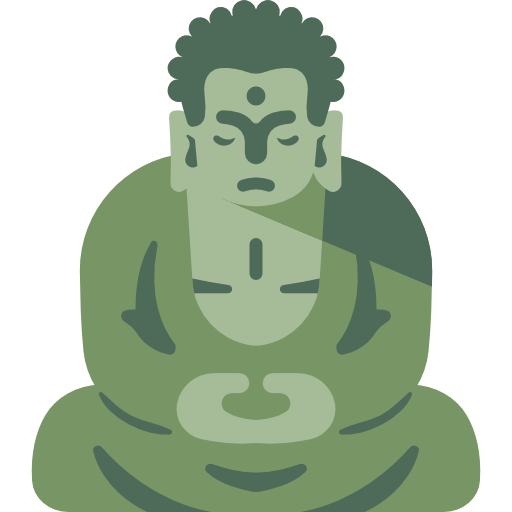 grand bouddha Icône gratuit