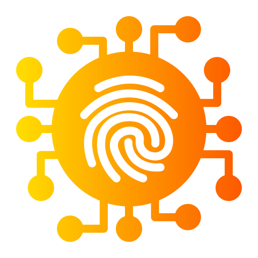 huella dactilar icono gratis