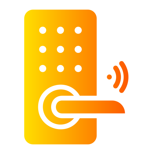 cerradura inteligente icono gratis
