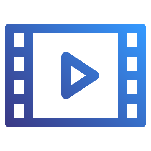 Video Generic Gradient Icon