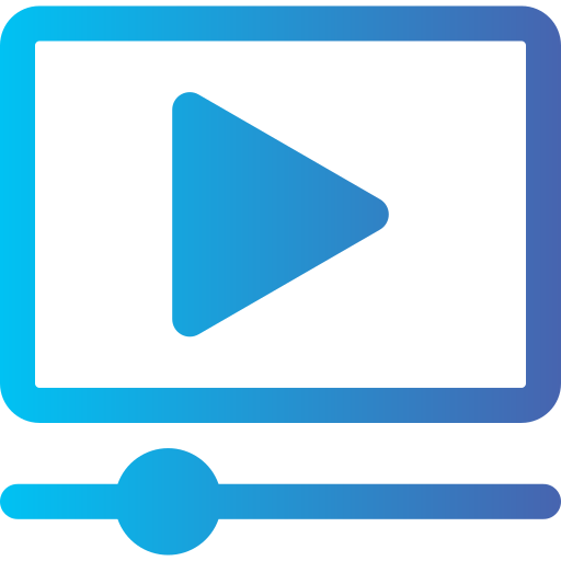 reproductor de video icono gratis