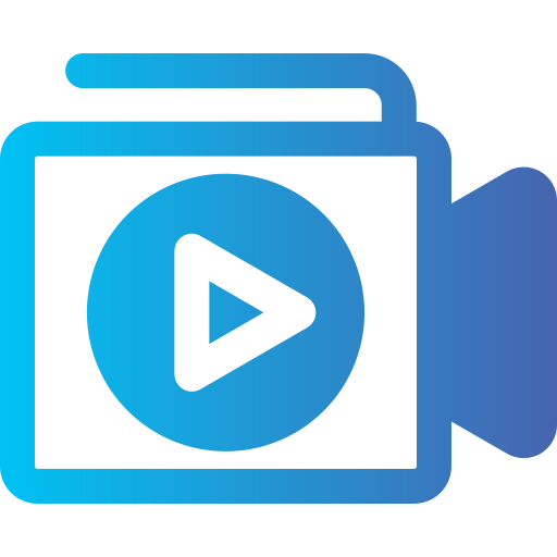 grabación de vídeo icono gratis