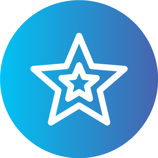 Star Generic Flat Gradient icon