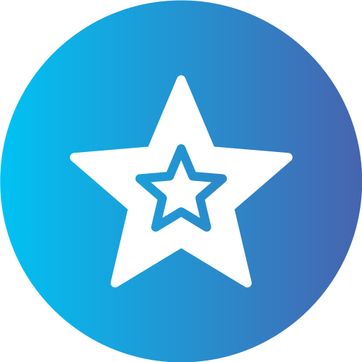 Star Generic Flat Gradient icon