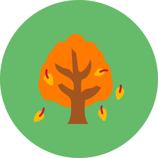 Árbol de otoño icono gratis