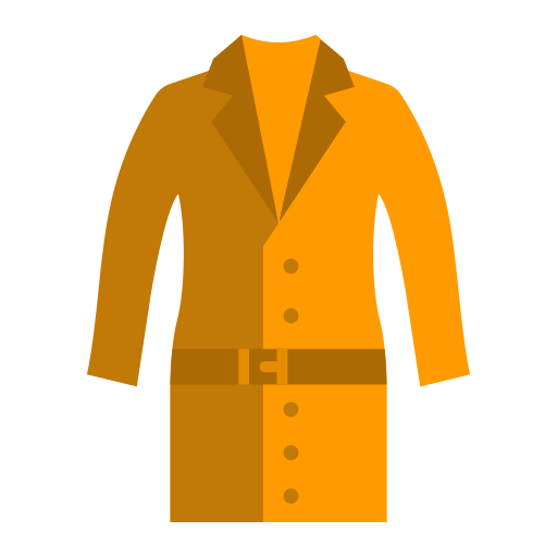 Long coat Generic Flat icon