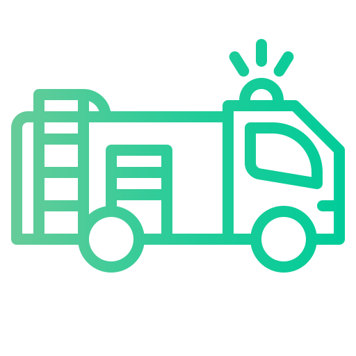 camión de bomberos icono gratis