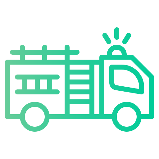 camión de bomberos icono gratis