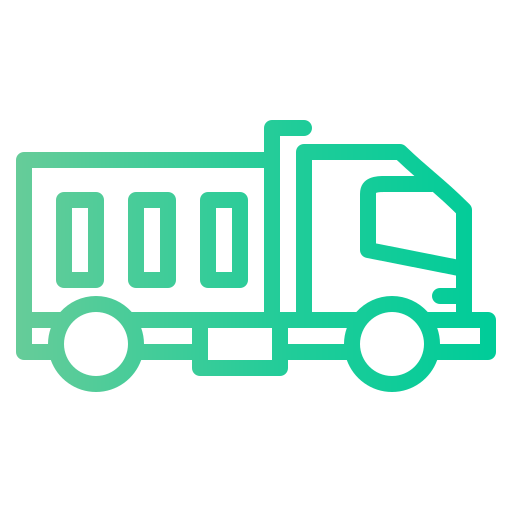 movimiento de camiones icono gratis