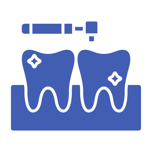 limpieza dental icono gratis